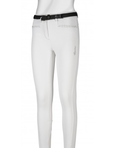 Pantalon de Concurso Junior Equiline Silver Tack