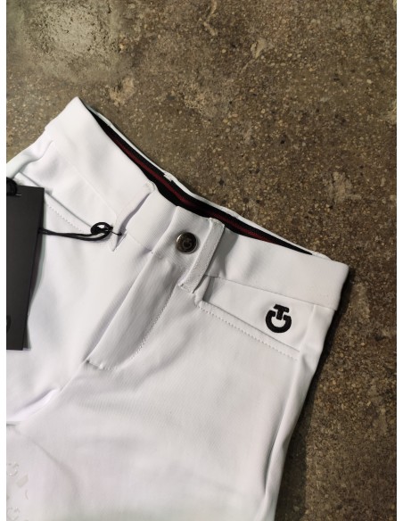 Cavalleria Toscana Perforated Logo Tape Junior Competition Breeches