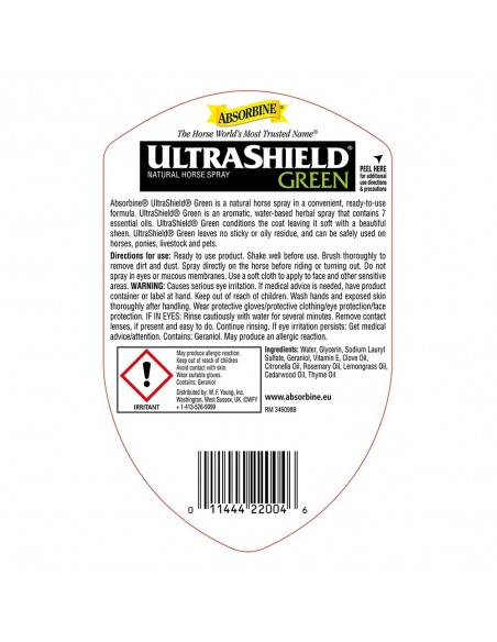 Spray Antimoscas Natural Absorbine Ultra Shield Green