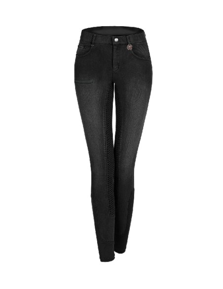 Pantalón de Equitación Doro Denim FGrip Mujer