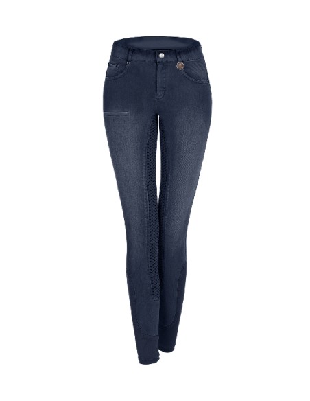 Pantalón de Equitación Doro Denim FGrip Mujer