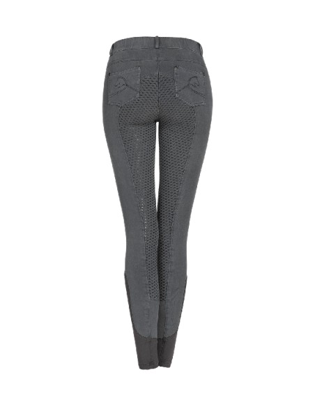 Pantalón de Equitación Doro Denim FGrip Mujer