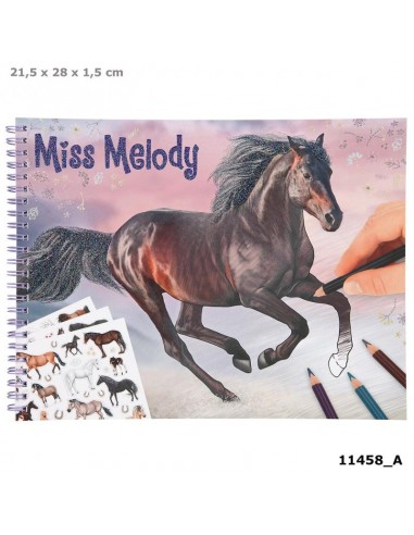 Miss Melody Horse Coloring Book with...