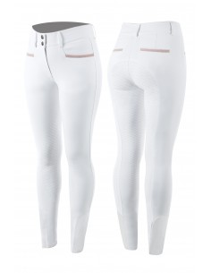 Women’s Size IT 44 White Anna Scarpati 2024 Full Seat Horseback Riding Breeches.