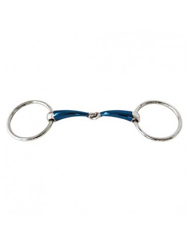 Sefton Royal Blue Jointed Snaffle Bit...