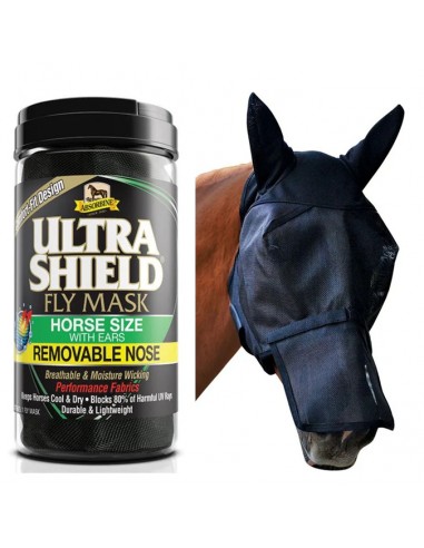 Ultrashield Fly Mask with Removable Nose