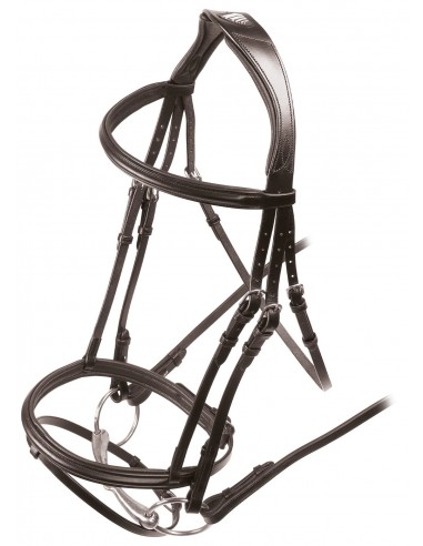 Velociti Rapida Snaffle Bridle with...