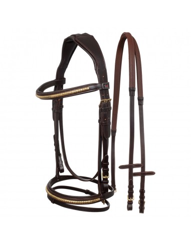 Supreme Brass Clincher Anatomical Bridle