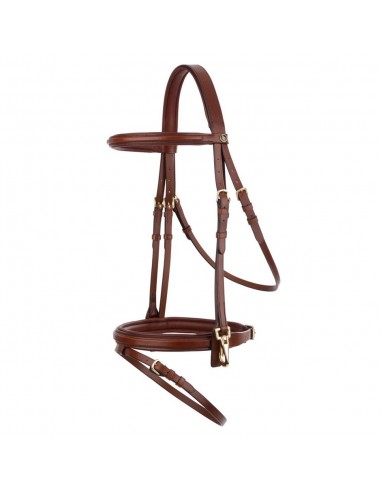 SNAFFLE BRIDLE BR JL TRAINING WITH HOOKS