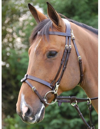 SNAFFLE BRIDLE DYON FLAT NOSEBAND