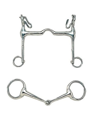 CONJUNTO DE FILETE Y BOCADO INOX DRESSAGE